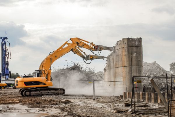 Silo Demolition in Blairsville