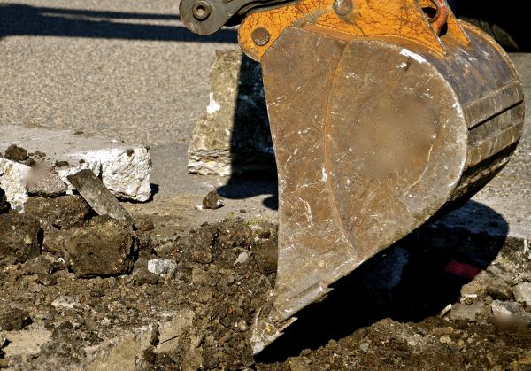 Cement Pad Demolition in Blairsville