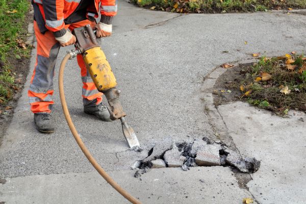 Concrete Sidewalk Removal in Blairsville