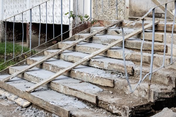 Staircase Demolition in Blairsville